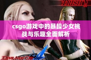  csgo游戏中的暴躁少女挑战与乐趣全面解析