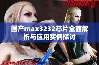 国产max3232芯片全面解析与应用实例探讨