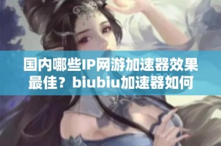 国内哪些IP网游加速器效果最佳？biubiu加速器如何更改IP地址？
