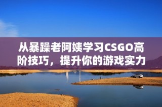 从暴躁老阿姨学习CSGO高阶技巧，提升你的游戏实力