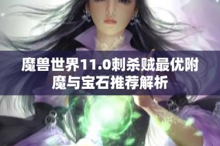 魔兽世界11.0刺杀贼最优附魔与宝石推荐解析