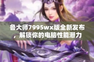 鲁大师7995wx版全新发布，解锁你的电脑性能潜力