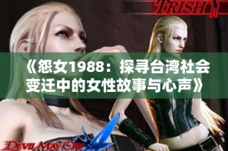 《怨女1988：探寻台湾社会变迁中的女性故事与心声》