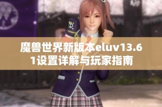 魔兽世界新版本eluv13.61设置详解与玩家指南