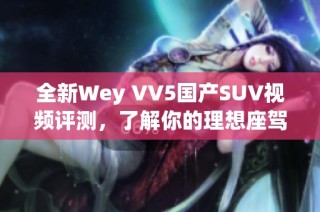 全新Wey VV5国产SUV视频评测，了解你的理想座驾