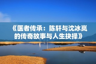 《医者传承：陈轩与沈冰岚的传奇故事与人生抉择》