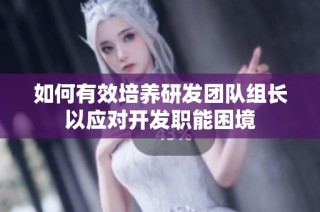 如何有效培养研发团队组长以应对开发职能困境