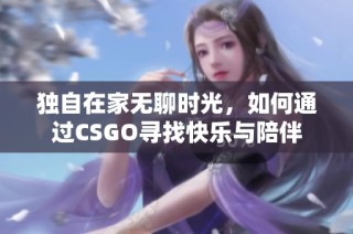 独自在家无聊时光，如何通过CSGO寻找快乐与陪伴