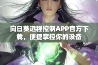 向日葵远程控制APP官方下载，便捷掌控你的设备