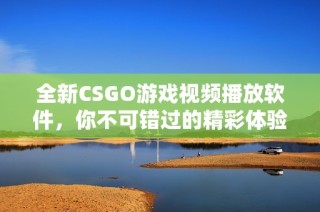 全新CSGO游戏视频播放软件，你不可错过的精彩体验