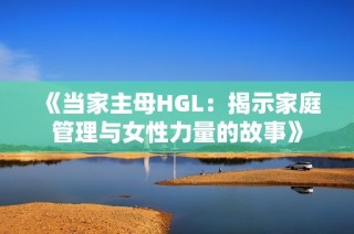 《当家主母HGL：揭示家庭管理与女性力量的故事》