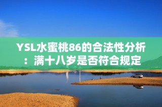 YSL水蜜桃86的合法性分析：满十八岁是否符合规定