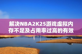 解决NBA2K25游戏虚拟内存不足及占用率过高的有效方法