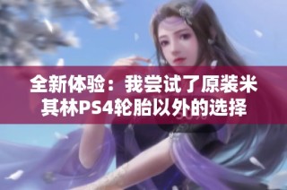 全新体验：我尝试了原装米其林PS4轮胎以外的选择