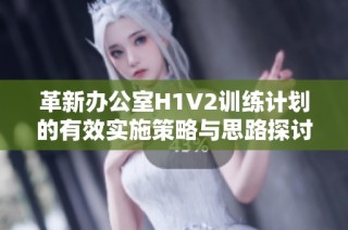 革新办公室H1V2训练计划的有效实施策略与思路探讨