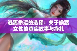 逃离命运的选择：关于偷渡女性的真实故事与挣扎