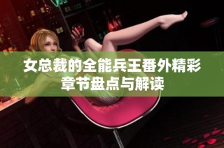 女总裁的全能兵王番外精彩章节盘点与解读