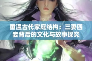 重温古代家庭结构：三妻四妾背后的文化与故事探究