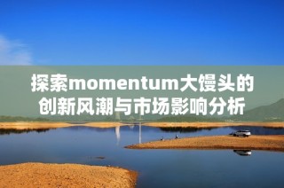 探索momentum大馒头的创新风潮与市场影响分析