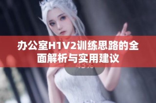 办公室H1V2训练思路的全面解析与实用建议