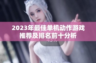 2023年最佳单机动作游戏推荐及排名前十分析