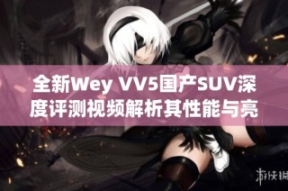 全新Wey VV5国产SUV深度评测视频解析其性能与亮点