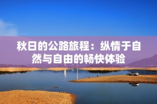 秋日的公路旅程：纵情于自然与自由的畅快体验