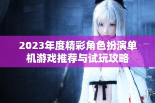 2023年度精彩角色扮演单机游戏推荐与试玩攻略