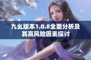 九幺版本1.0.8全面分析及其高风险因素探讨