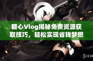 糖心Vlog揭秘免费资源获取技巧，轻松实现省钱梦想！