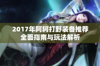 2017年阿轲打野装备推荐全面指南与玩法解析