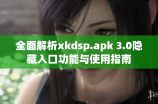 全面解析xkdsp.apk 3.0隐藏入口功能与使用指南