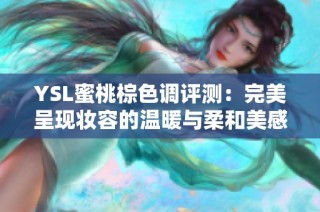 YSL蜜桃棕色调评测：完美呈现妆容的温暖与柔和美感