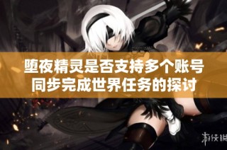 堕夜精灵是否支持多个账号同步完成世界任务的探讨