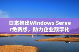 日本推出Windows Server免费版，助力企业数字化转型