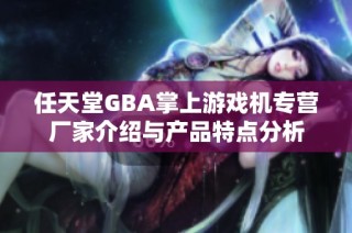 任天堂GBA掌上游戏机专营厂家介绍与产品特点分析