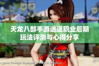 天龙八部手游逍遥职业后期玩法评测与心得分享
