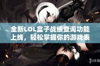 全新LOL盒子战绩查询功能上线，轻松掌握你的游戏表现！
