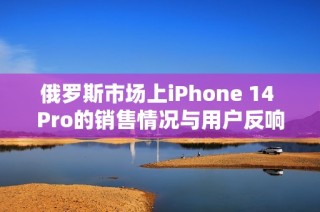 俄罗斯市场上iPhone 14 Pro的销售情况与用户反响分析