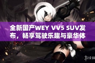 全新国产WEY VV5 SUV发布，畅享驾驶乐趣与豪华体验