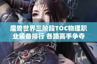 魔兽世界三阶段TOC物理职业装备排行 各路高手争夺战揭秘