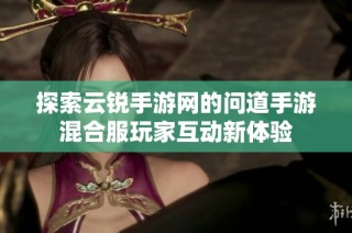 探索云锐手游网的问道手游混合服玩家互动新体验