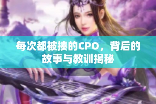 每次都被揍的CPO，背后的故事与教训揭秘