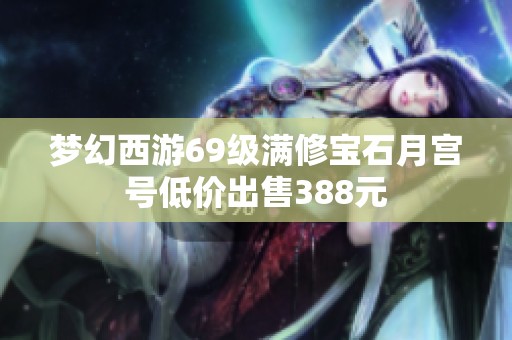 梦幻西游69级满修宝石月宫号低价出售388元