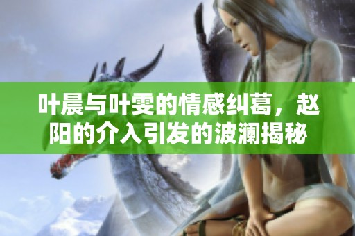 叶晨与叶雯的情感纠葛，赵阳的介入引发的波澜揭秘