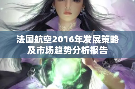 法国航空2016年发展策略及市场趋势分析报告