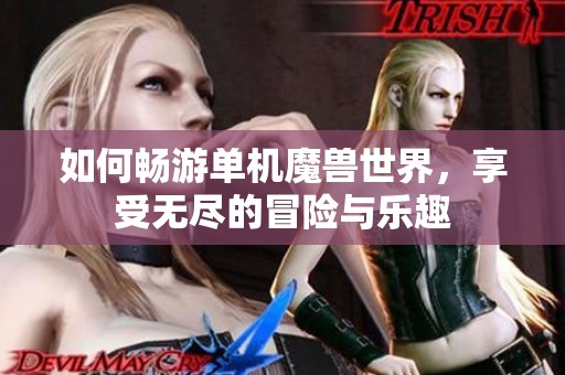 如何畅游单机魔兽世界，享受无尽的冒险与乐趣
