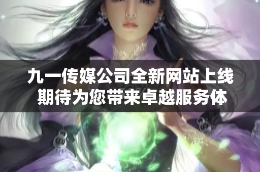 九一传媒公司全新网站上线 期待为您带来卓越服务体验