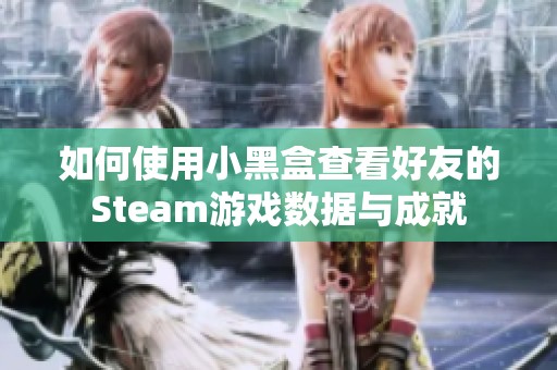 如何使用小黑盒查看好友的Steam游戏数据与成就