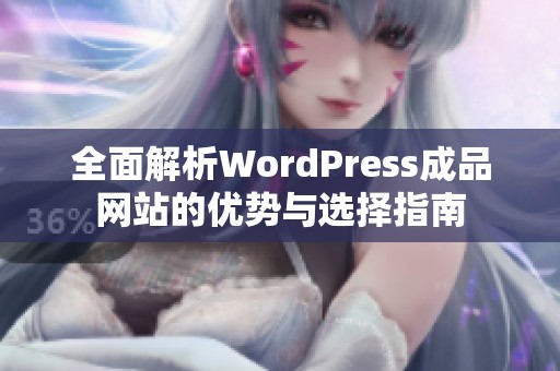 全面解析WordPress成品网站的优势与选择指南